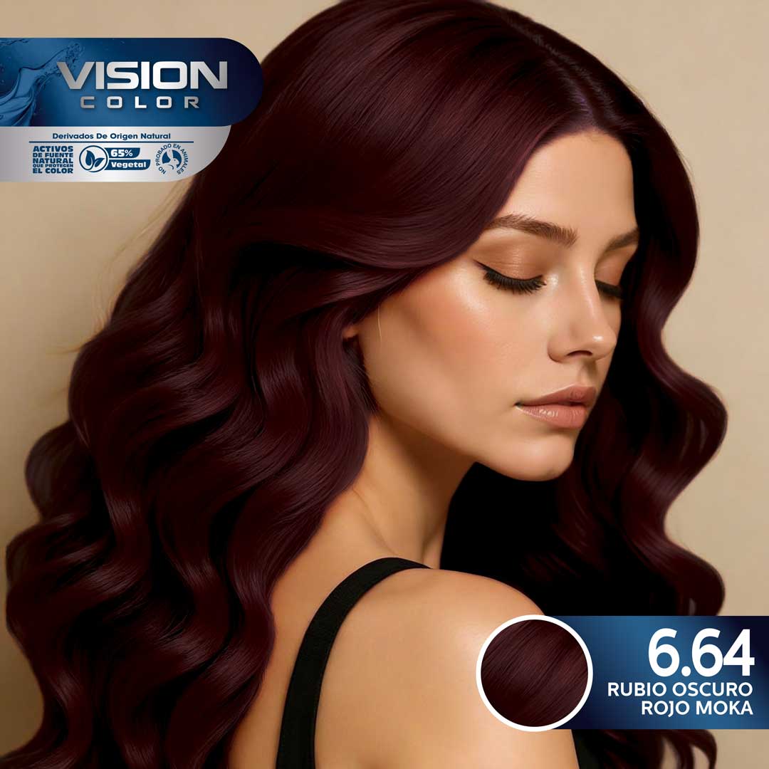 6.64 Rubio Oscuro Rojo Moka X 60 Ml