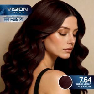 7.64 Rubio Medio Rojo Moka X 60 Ml