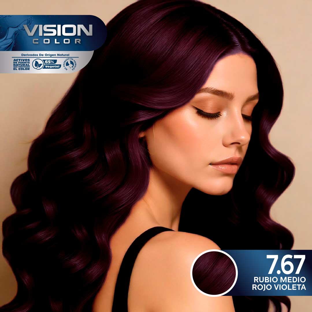 7.67 Rubio Medio Rojo Violeta X 60ml