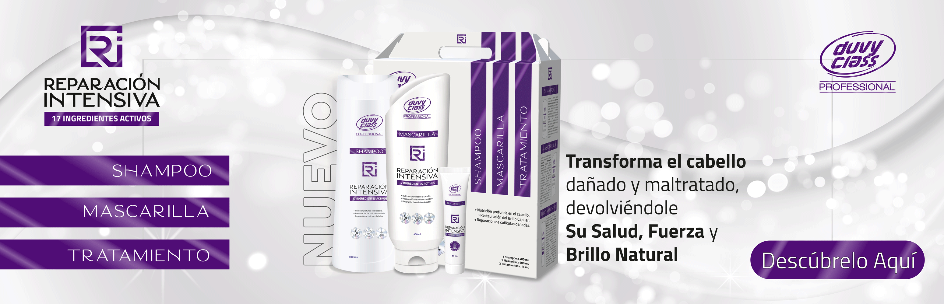 Banner Kerassilk Tratamiento Alisante de 3 pasos Web