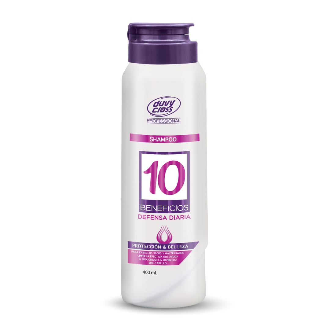 Shampoo 10 Beneficios 400 ml - Hidratación y Protección para el Cabello