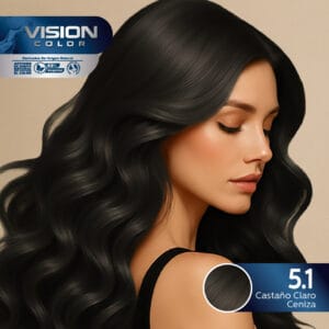 TINTES VISION COLOR TONOS CENIZAS E IRISADOS 5.1 CASTAÑO CLARO CENIZA