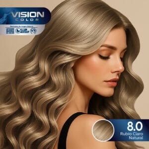 TINTES VISION COLOR TONOS NATURALES 8.0 RUBIO CLARO NATURAL