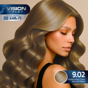 TINTES VISION COLOR TONOS NATURALES 9.02 RUBIO MUY CLARO NATURAL MATE