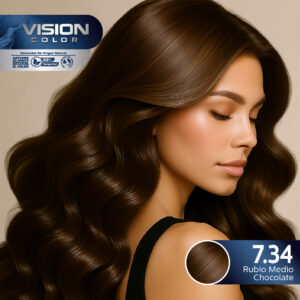 TINTES VISION COLOR CHOCOLATE 7.34 RUBIO MEDIO CHOCOLATE