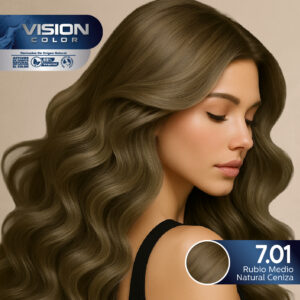 TINTES VISION COLOR NATURAL CENIZA 7.01 RUBIO MEDIO NATURAL CENIZA