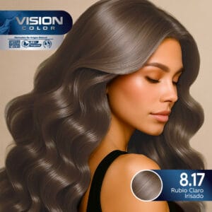 TINTES VISION COLOR TONOS CENIZAS E IRISADOS 8.17 RUBIO CLARO IRISADO