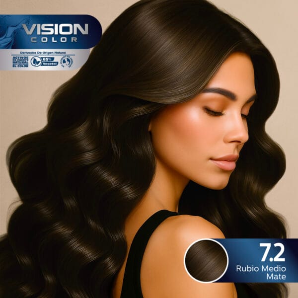 TINTES VISION COLOR TONOS MATE 7.2 RUBIO MEDIO MATE