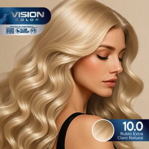 TINTES VISION COLOR TONOS NATURALES 10.0 RUBIO EXTRA CLARO NATURAL