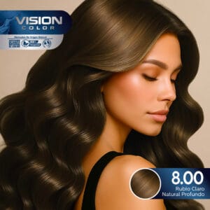TINTES VISION COLOR TONOS NATURALES 8.00 RUBIO CLARO NATURAL PROFUNDO