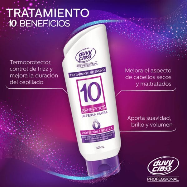 Tratamiento 10 Beneficios 400 ml Duvy Class